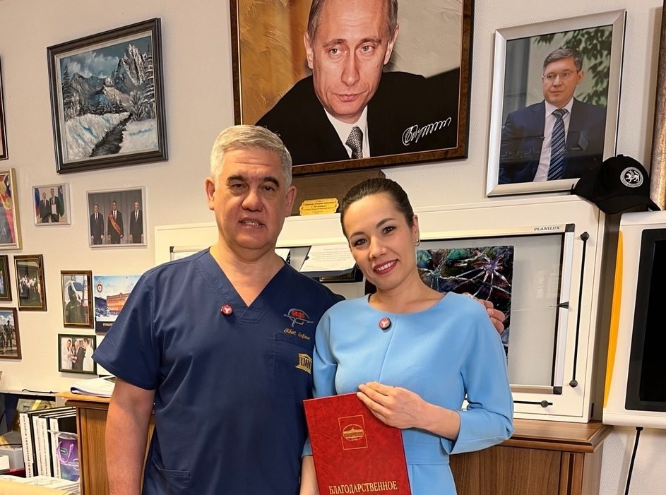 Ведущая телеканала «Тюменское время» получила награду от Тюменской областной думы